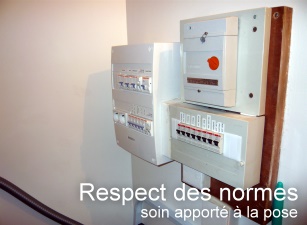 Tableau électrique mis aux normes dans une rénovation