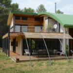 Maison à ossature bois et métal dans l'hérault